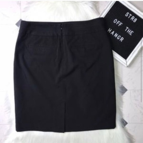 Worthington black skirt size 10P petite pockets 10 - Picture 2 of 6